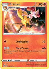 Braixen (026/195) [Sword & Shield: Silver Tempest] | Exor Games Truro