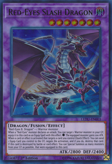 Red-Eyes Slash Dragon [LEDU-EN003] Ultra Rare | Exor Games Truro