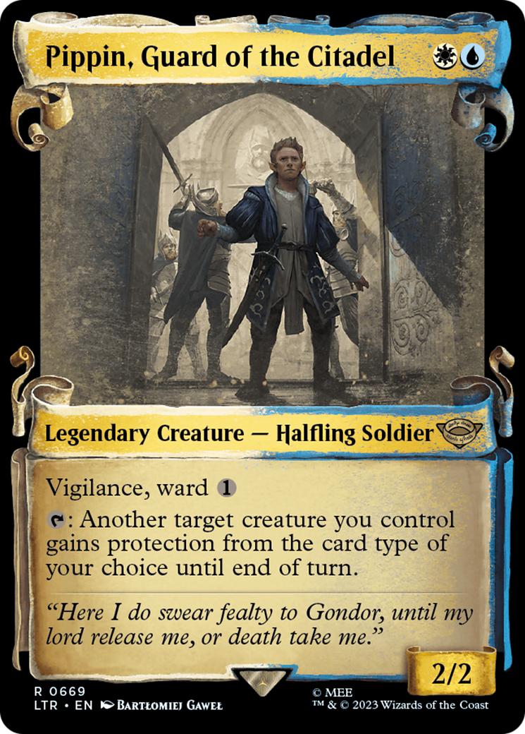 Pippin, Guard of the Citadel [The Lord of the Rings: Tales of Middle-Earth Showcase Scrolls] | Exor Games Truro