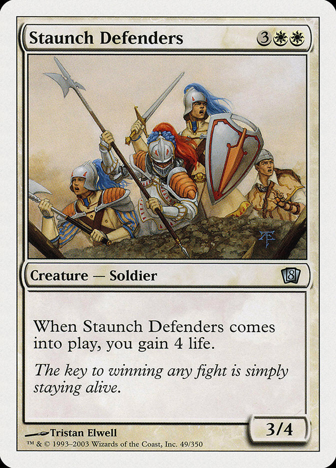 Staunch Defenders [Eighth Edition] | Exor Games Truro