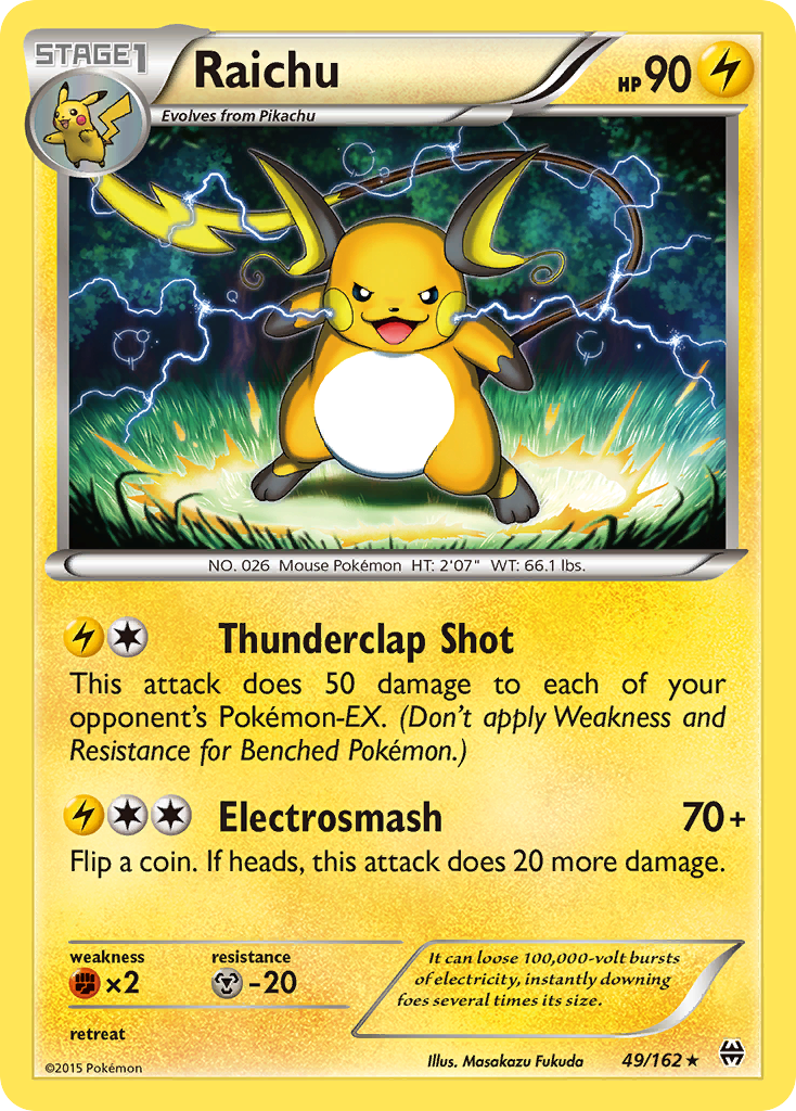 Raichu (49/162) [XY: BREAKthrough] | Exor Games Truro