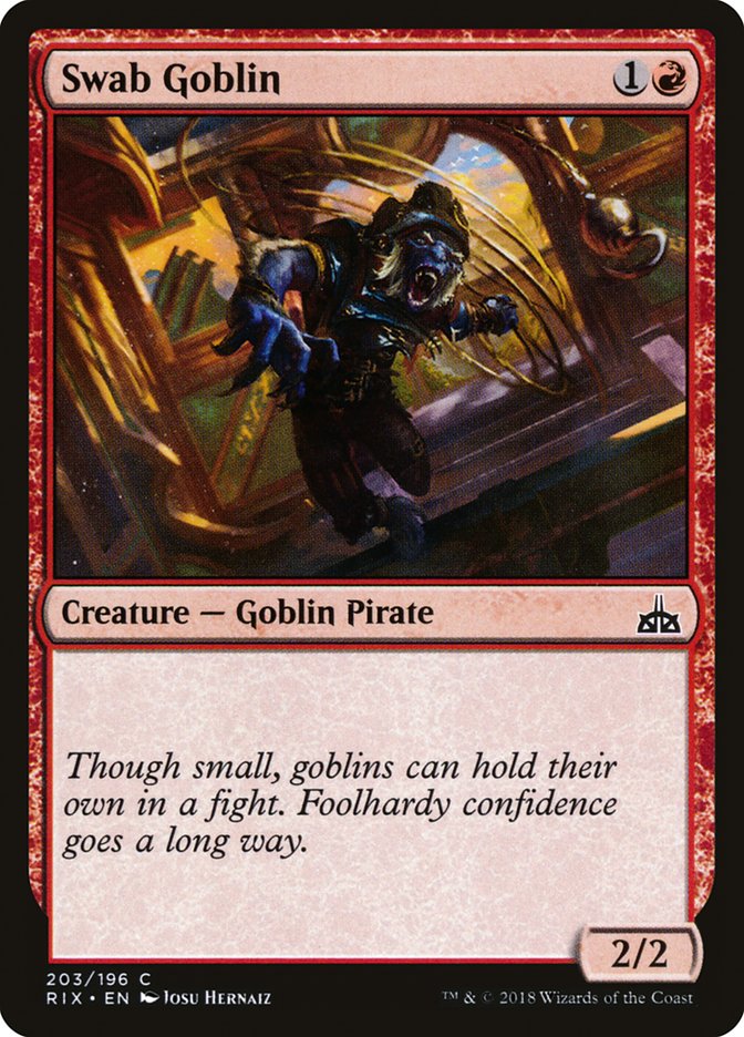 Swab Goblin [Rivals of Ixalan] | Exor Games Truro