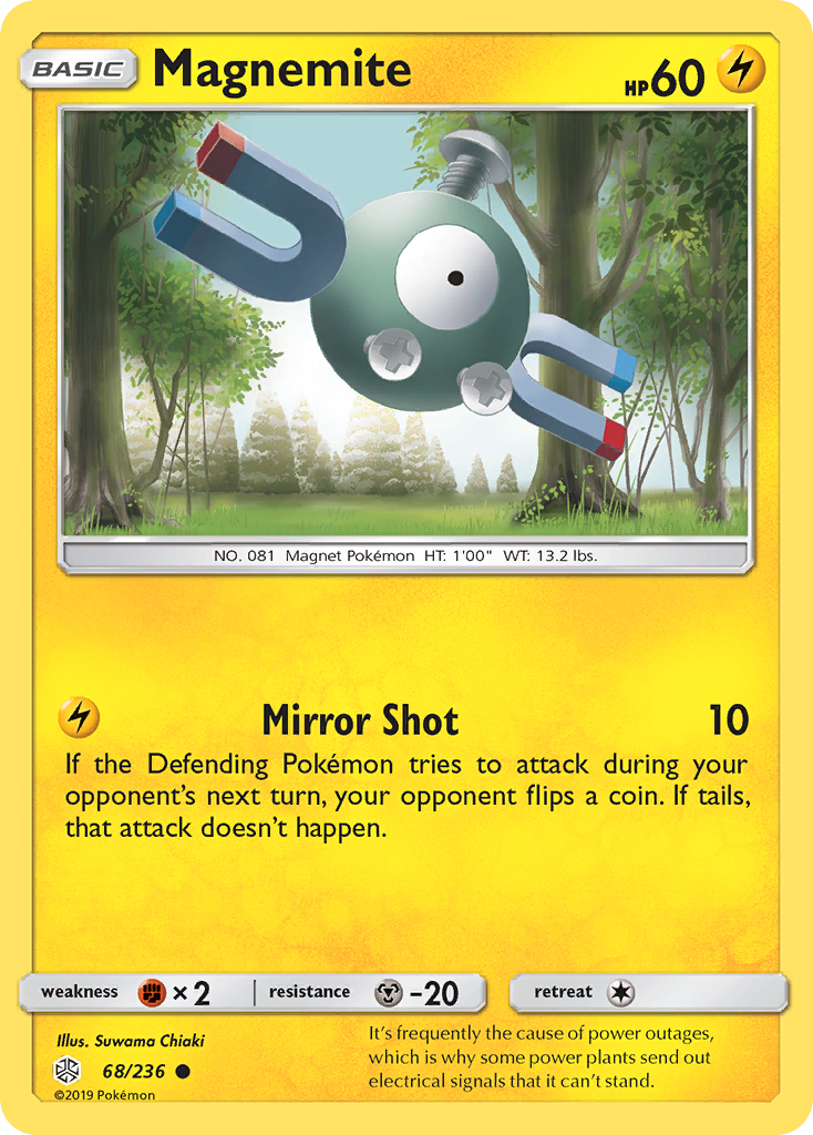 Magnemite (68/236) [Sun & Moon: Cosmic Eclipse] | Exor Games Truro