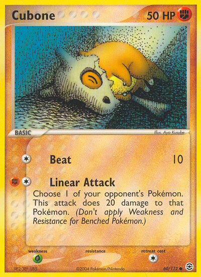 Cubone (60/112) [EX: FireRed & LeafGreen] | Exor Games Truro