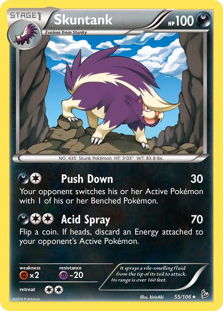 Skuntank (55/106) [XY: Flashfire] | Exor Games Truro