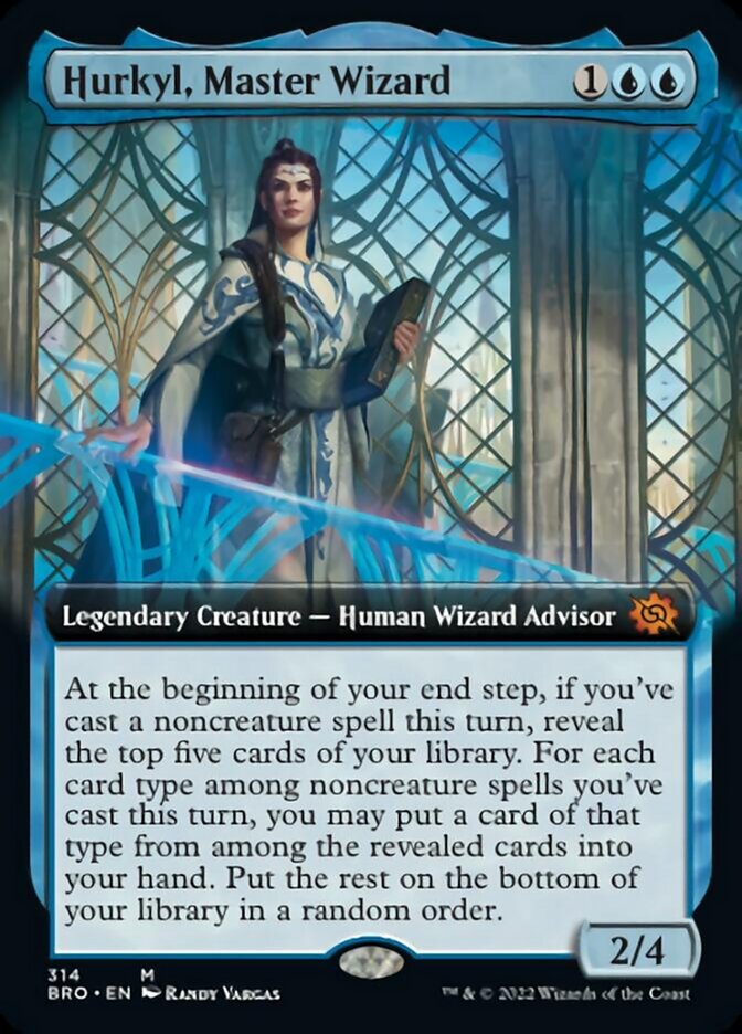 Hurkyl, Master Wizard (Extended Art) [The Brothers' War] | Exor Games Truro