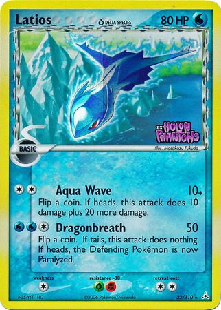 Latios (22/110) (Delta Species) (Stamped) [EX: Holon Phantoms] | Exor Games Truro