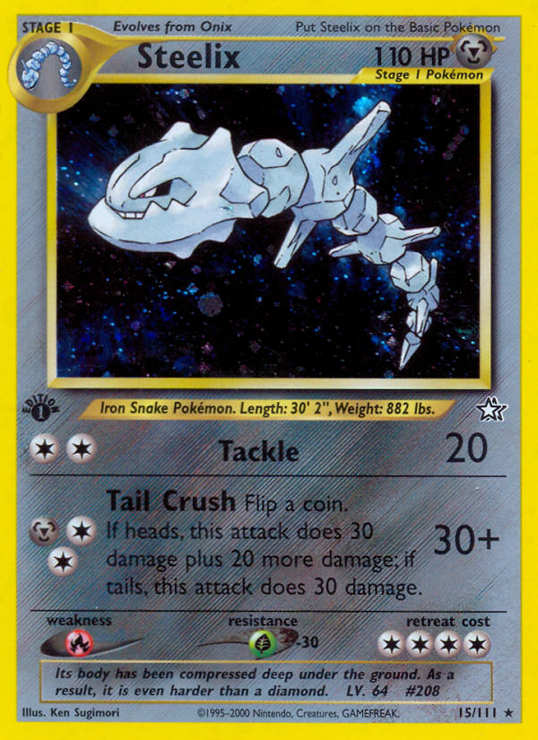 Steelix (15/111) [Neo Genesis 1st Edition] | Exor Games Truro