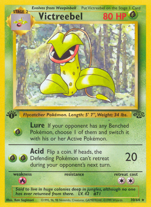 Victreebel (30/64) [Jungle 1st Edition] | Exor Games Truro