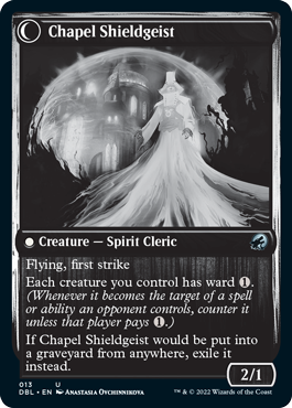 Chaplain of Alms // Chapel Shieldgeist [Innistrad: Double Feature] | Exor Games Truro