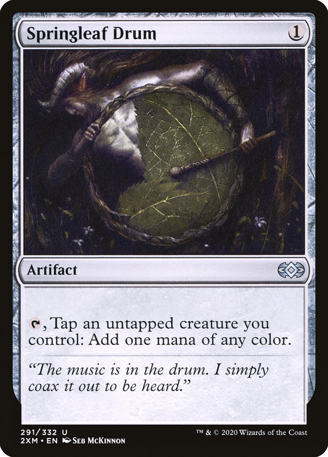Springleaf Drum [Double Masters] | Exor Games Truro