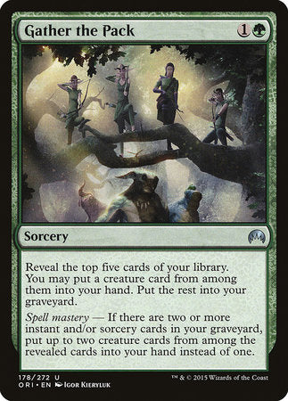 Gather the Pack [Magic Origins] | Exor Games Truro