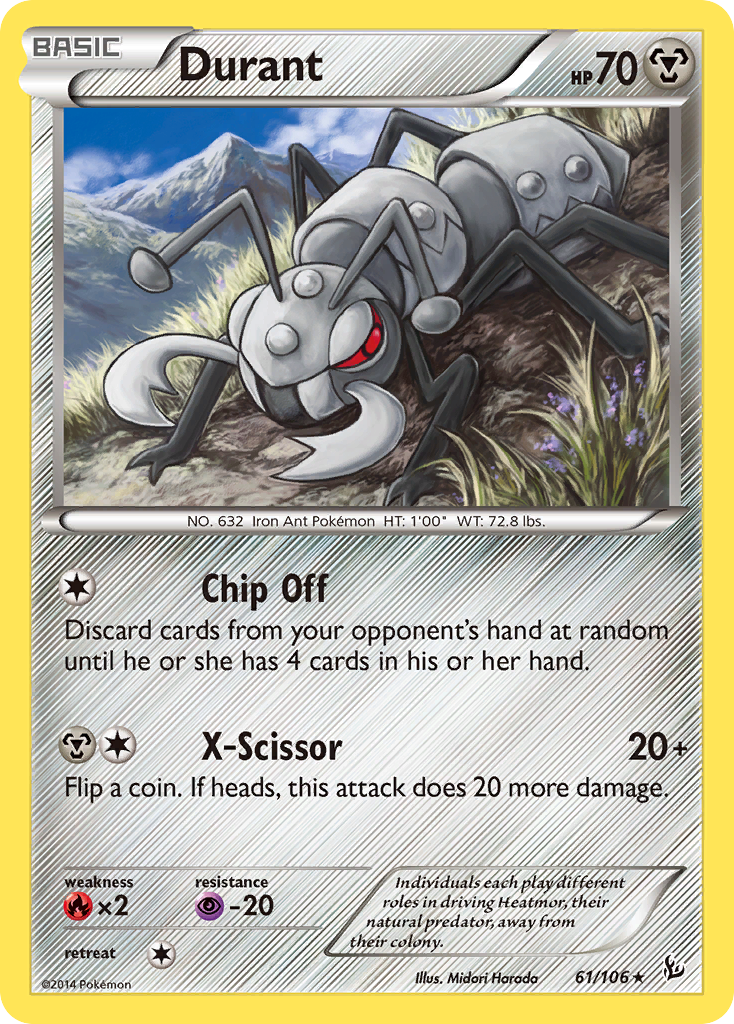 Durant (61/106) [XY: Flashfire] | Exor Games Truro