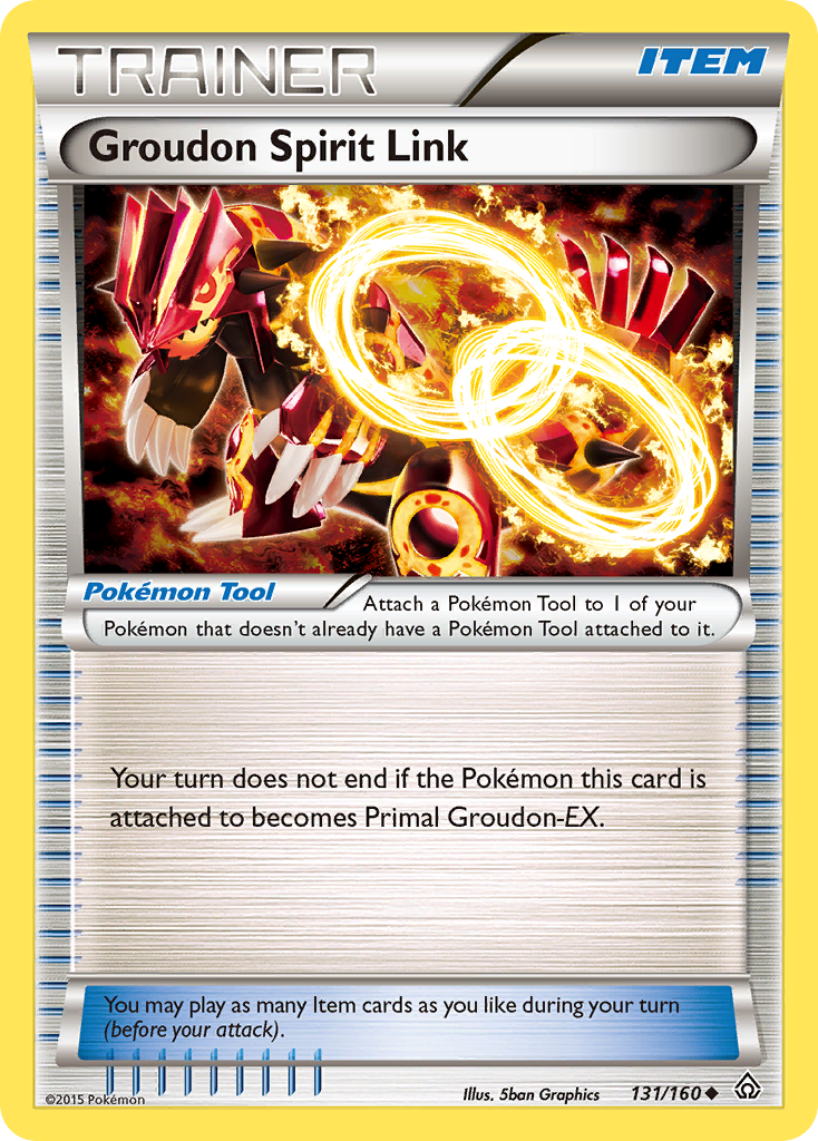 Groudon Spirit Link (131/160) [XY: Primal Clash] | Exor Games Truro