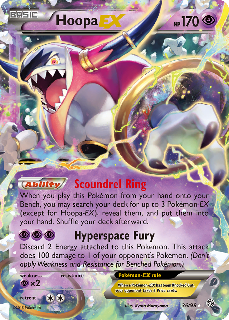 Hoopa EX (36/98) [XY: Ancient Origins] | Exor Games Truro