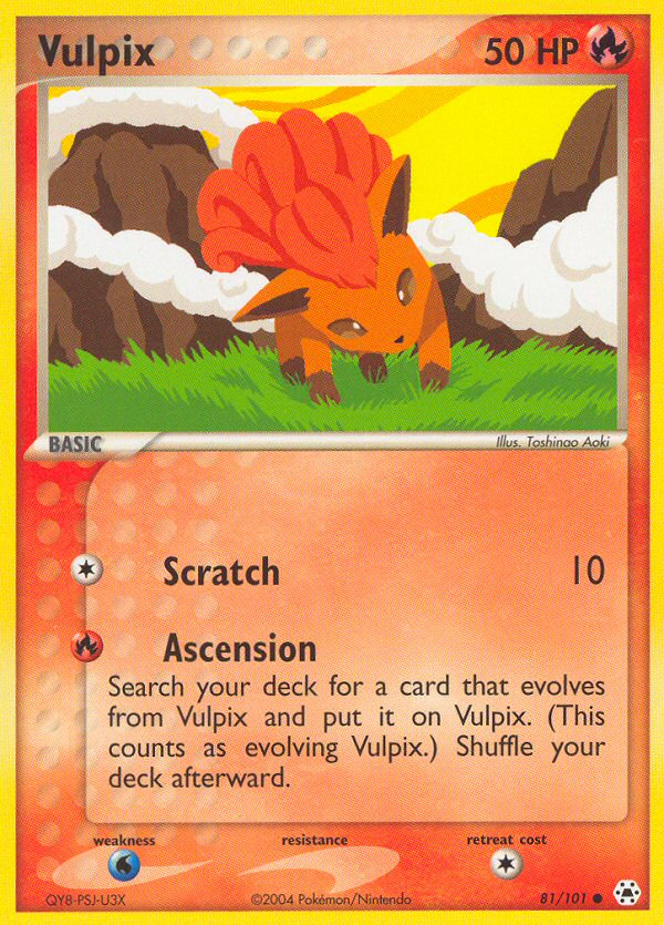 Vulpix (81/101) [EX: Hidden Legends] | Exor Games Truro