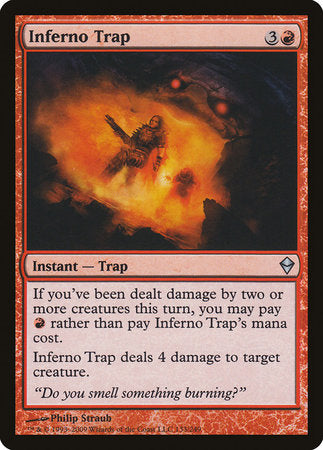 Inferno Trap [Zendikar] | Exor Games Truro