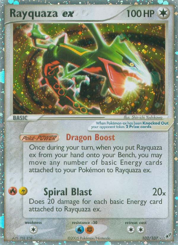 Rayquaza ex (102/107) [EX: Deoxys] | Exor Games Truro