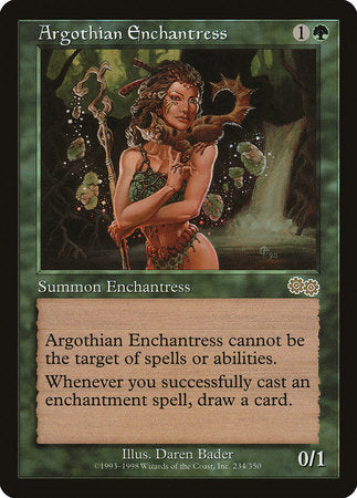 Argothian Enchantress [Urza's Saga] | Exor Games Truro