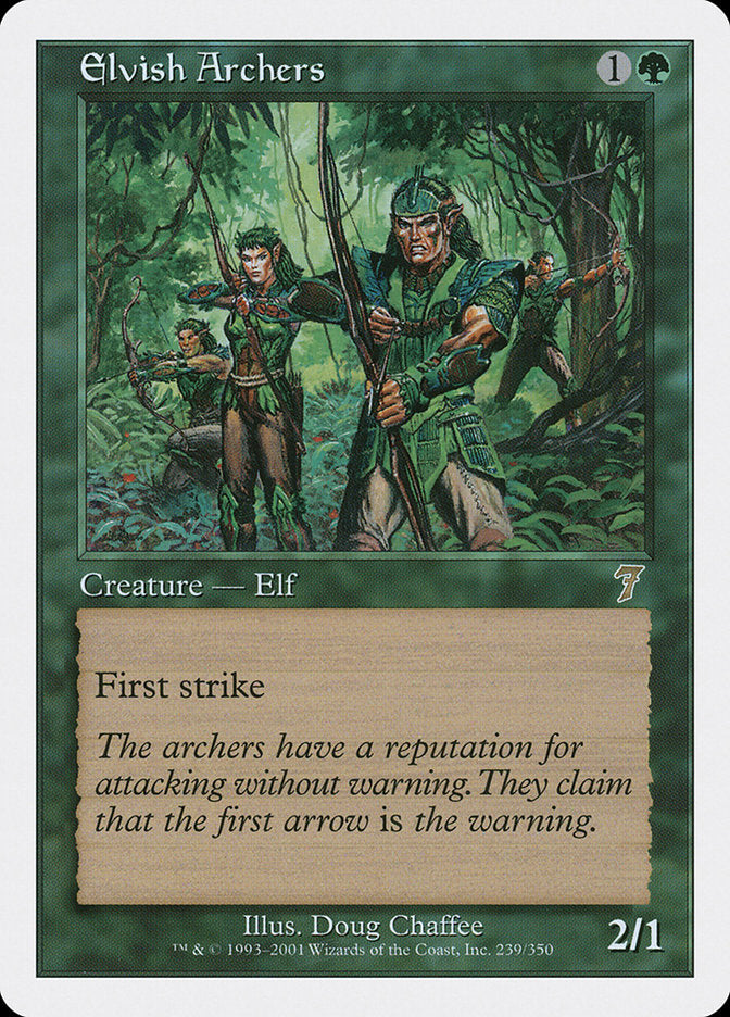 Elvish Archers [Seventh Edition] | Exor Games Truro