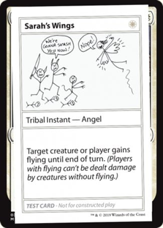 Sarah's Wings (2021 Edition) [Mystery Booster Playtest Cards] | Exor Games Truro