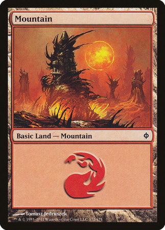 Mountain (172) [New Phyrexia] | Exor Games Truro