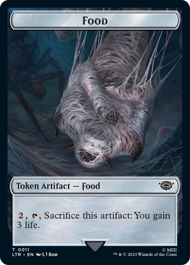 Food (11) // Smaug Double-Sided Token [The Lord of the Rings: Tales of Middle-Earth Tokens] | Exor Games Truro