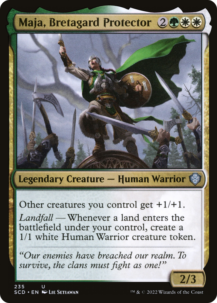 Maja, Bretagard Protector [Starter Commander Decks] | Exor Games Truro