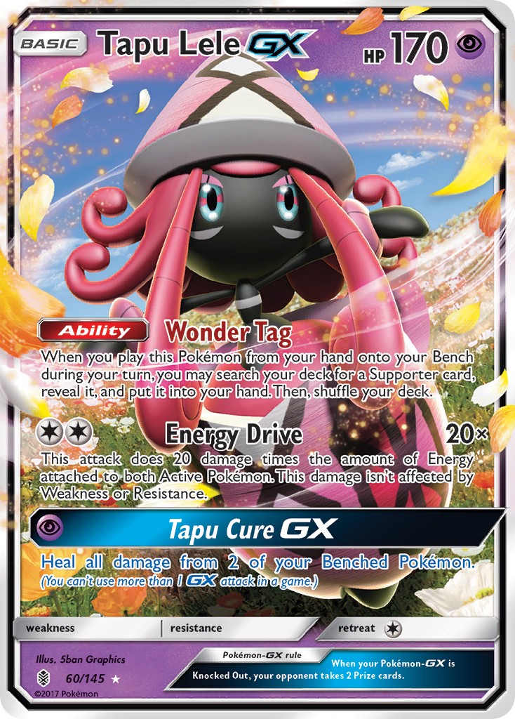 Tapu Lele GX (60/145) [Sun & Moon: Guardians Rising] | Exor Games Truro