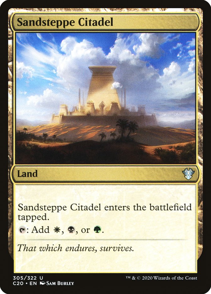 Sandsteppe Citadel [Commander 2020] | Exor Games Truro