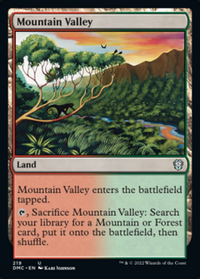 Mountain Valley [Dominaria United Commander] | Exor Games Truro