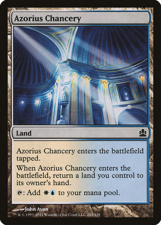 Azorius Chancery [Commander 2011] | Exor Games Truro