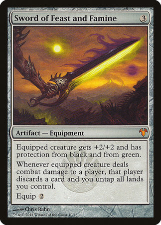 Sword of Feast and Famine [Modern Event Deck 2014] | Exor Games Truro