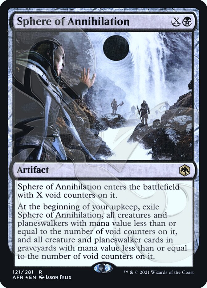 Sphere of Annihilation (Ampersand Promo) [Dungeons & Dragons: Adventures in the Forgotten Realms Promos] | Exor Games Truro