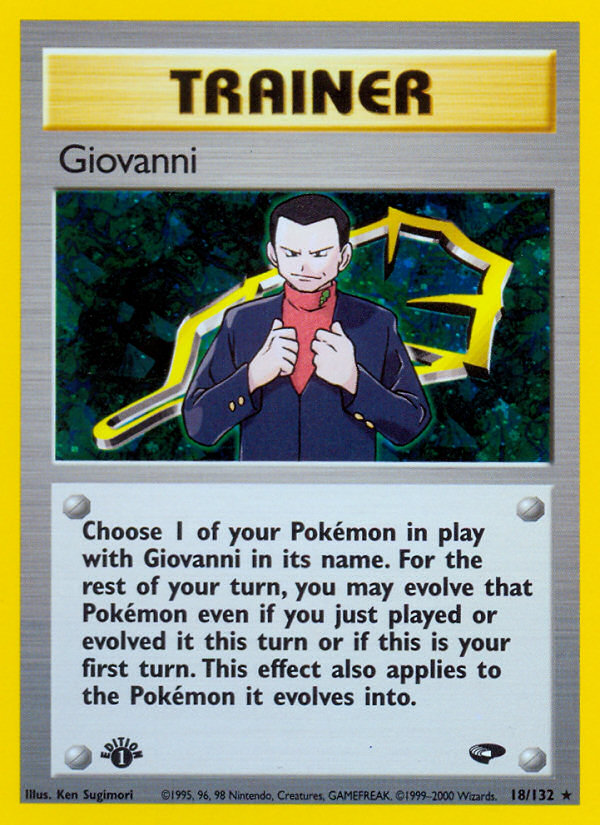 Giovanni (18/132) [Gym Challenge 1st Edition] | Exor Games Truro