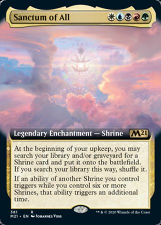 Sanctum of All (Extended Art) [Core Set 2021] | Exor Games Truro