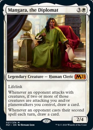 Mangara, the Diplomat [Core Set 2021] | Exor Games Truro