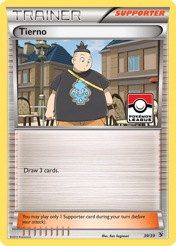 Tierno (39/39) [XY: Kalos Starter Set] | Exor Games Truro