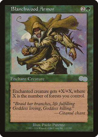 Blanchwood Armor [Urza's Saga] | Exor Games Truro