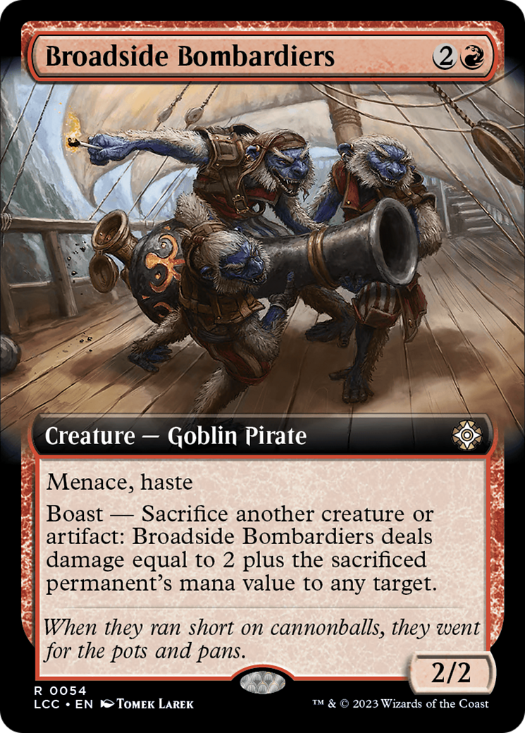 Broadside Bombardiers (Extended Art) [The Lost Caverns of Ixalan Commander] | Exor Games Truro