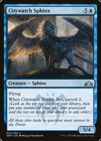 Citywatch Sphinx [Guilds of Ravnica] | Exor Games Truro