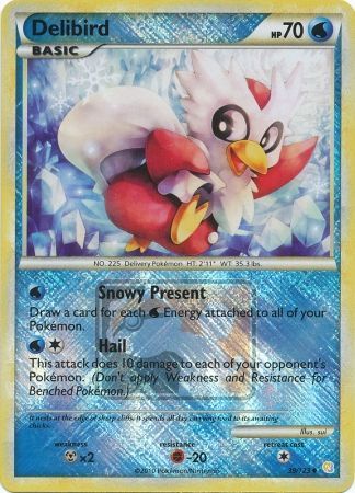 Delibird (39/123) (League Promo) [HeartGold & SoulSilver: Base Set] | Exor Games Truro