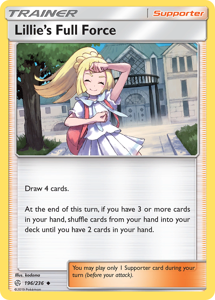 Lillie's Full Force (196/236) [Sun & Moon: Cosmic Eclipse] | Exor Games Truro