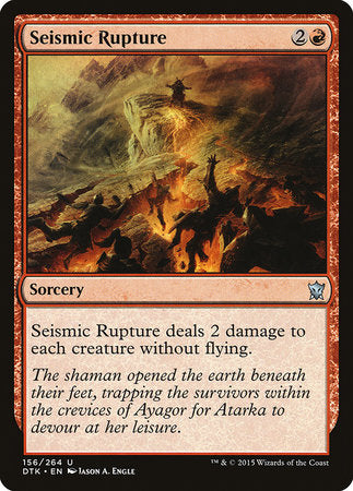 Seismic Rupture [Dragons of Tarkir] | Exor Games Truro