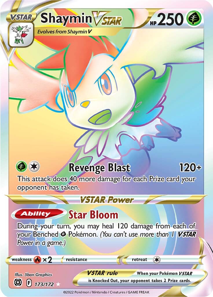 Shaymin VSTAR (173/172) [Sword & Shield: Brilliant Stars] | Exor Games Truro