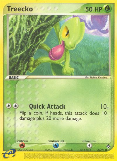 Treecko (80/97) [EX: Dragon] | Exor Games Truro