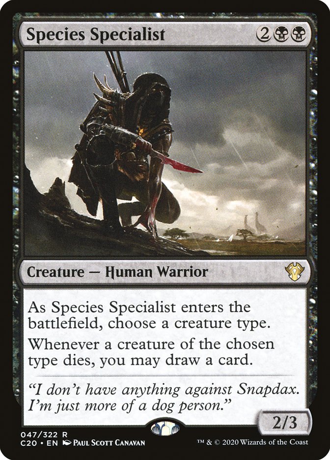 Species Specialist [Commander 2020] | Exor Games Truro