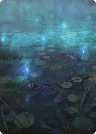 The Dead Marshes Art Card [The Lord of the Rings: Tales of Middle-earth Art Series] | Exor Games Truro