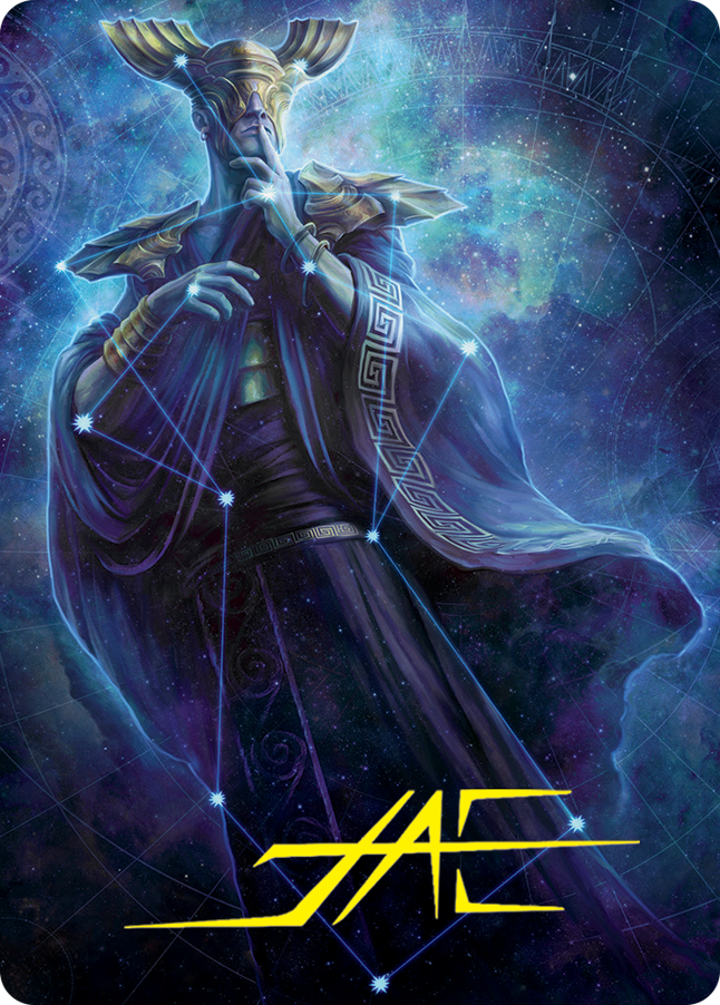 Atris, Oracle of Half-Truths Art Card (Gold-Stamped Signature) [March of the Machine Art Series] | Exor Games Truro