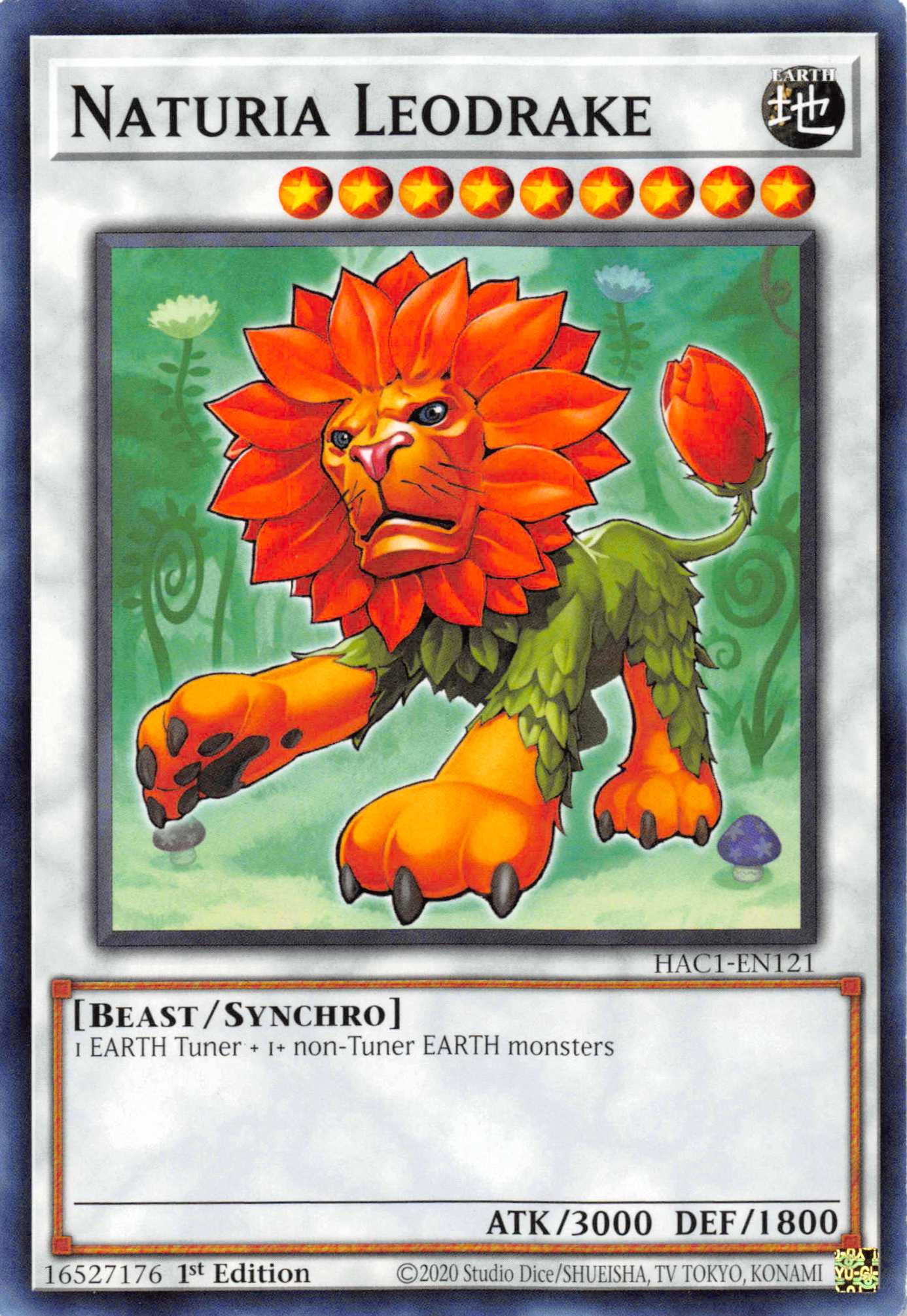 Naturia Leodrake [HAC1-EN121] Common | Exor Games Truro